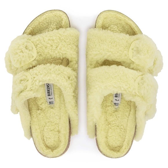 NWT BIRKENSTOCK BIG BUCKLE Teddy Fur Arizona! - Picture 4 of 14
